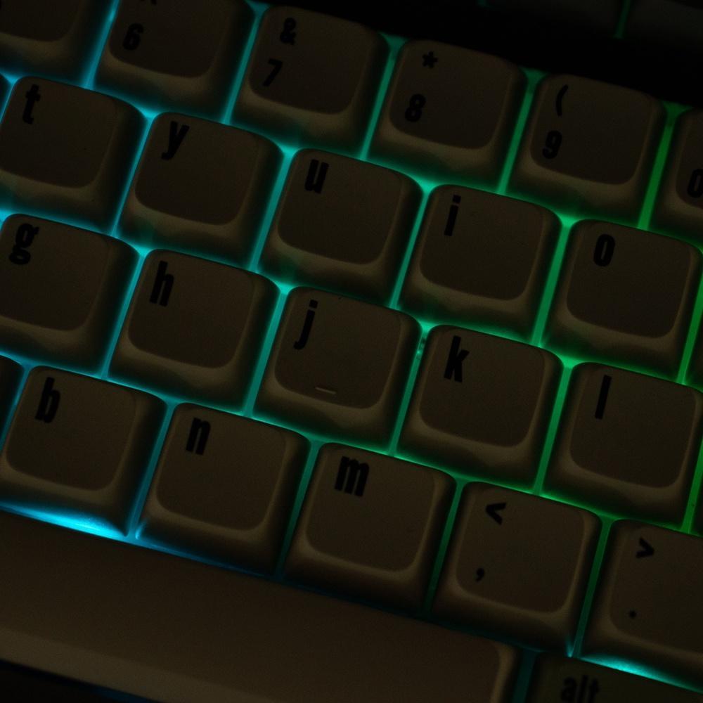 Canvas keycaps XDA profile Dye Sub PBT keycap 134 keys 64/68/87/96/980