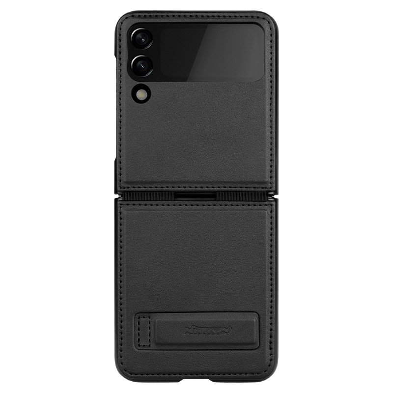 Ốp Case Nillkin Qin Leather Dành Cho Samsung Galaxy Z Flip 4 5G - Hàng Chính Hãng