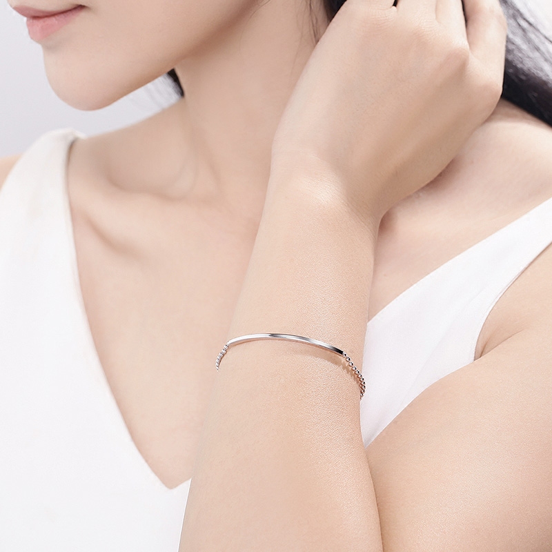 Lắc tay nữ chuỗi hạt thanh lịch style Hàn Quốc