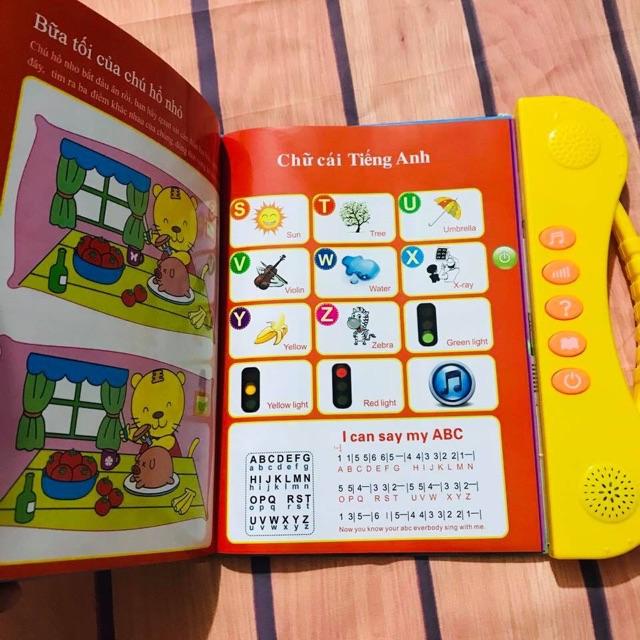 Đồ Chơi Bộ Sách Quý Điện Tử Song Ngữ - Trẻ Vừa Học Vừa Chơi Cùng Tiếng Anh