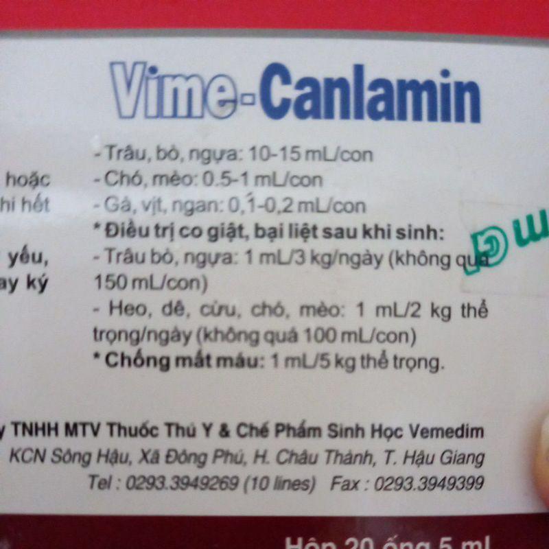 VEMEDIM Canlamin  CAXI (combo giá sỉ 1 hộp 20 ống)