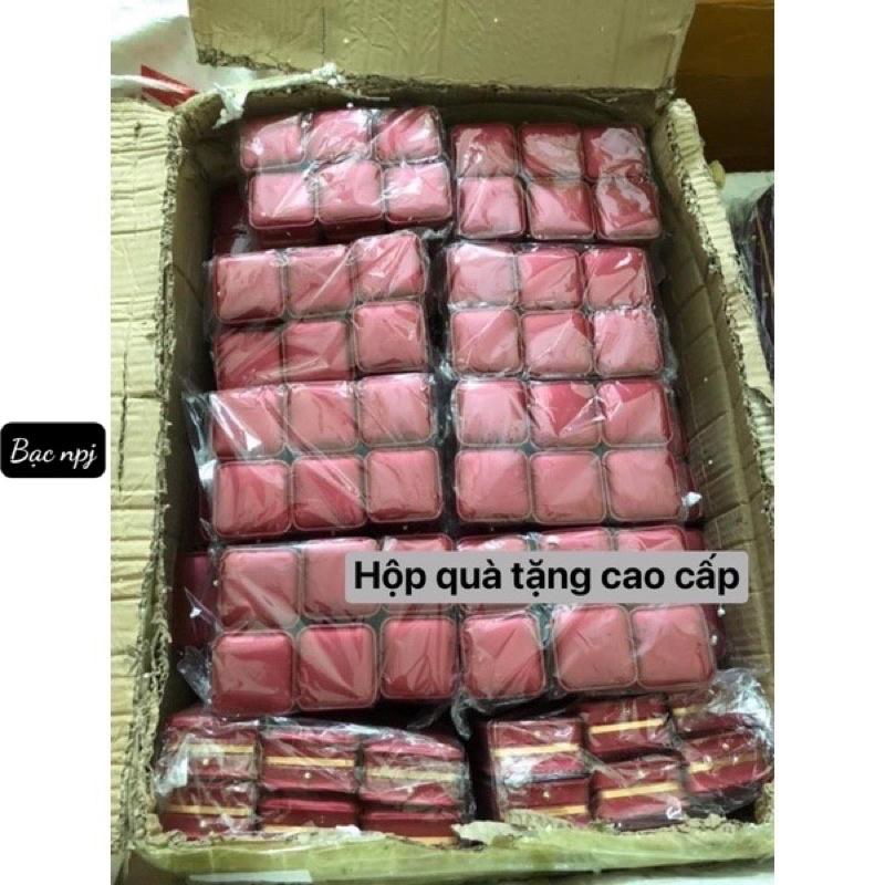 Hộp DA NỮ HOÀNG CAO CẤP ️đựng trang sức , quà tặng xinh xắn - Bạc Npj