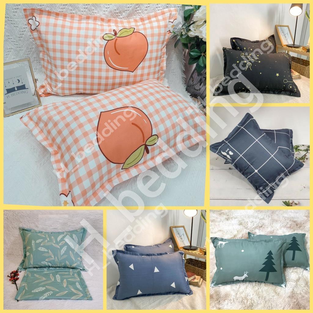 Vỏ gối nằm cotton poly_vỏ gối đẹp,dễ thương_hàng không kèm ruột_ kích thước 45x65(SẢN PHẨM GỒM 1 CHẾC)