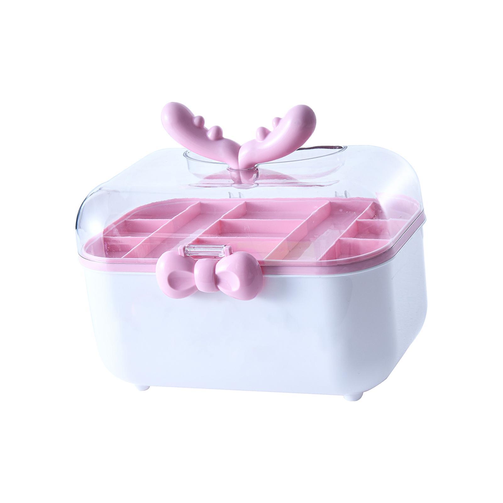 Children Hair Accessories Storage Box Jewelry Organizer Container Hair Accessory Organizer for Hair Clips Necklaces Bracelets
