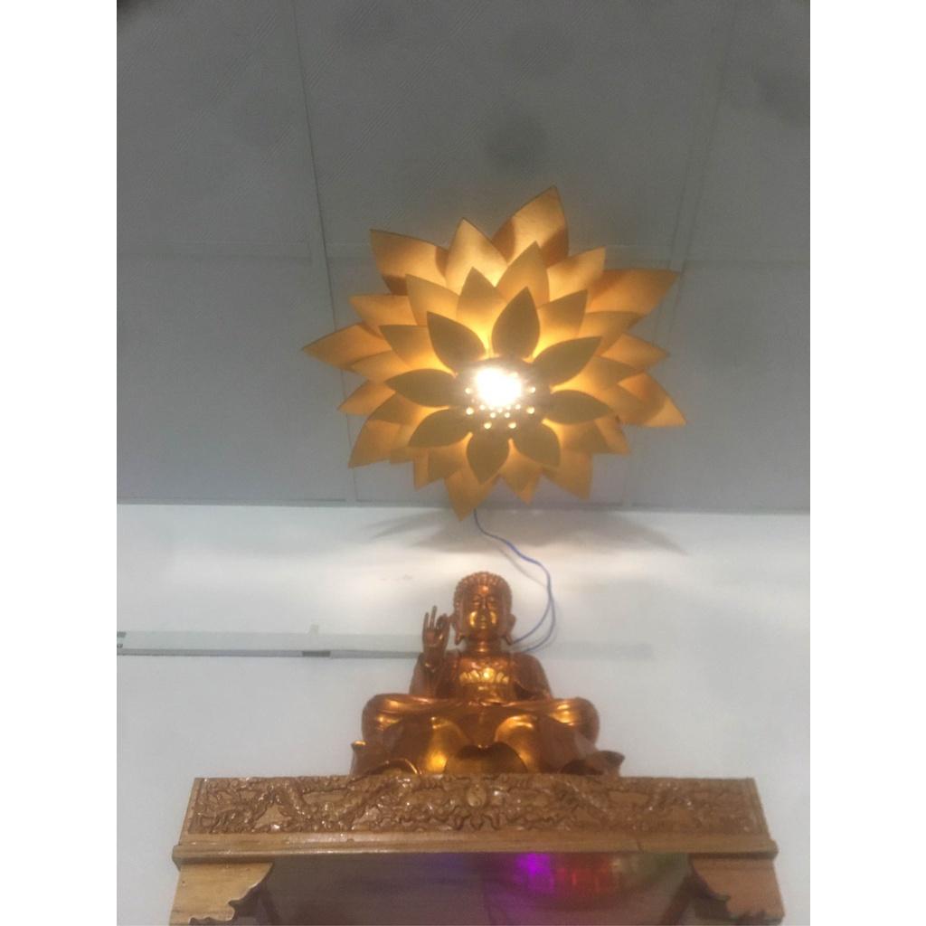 Bộ 50 đèn gỗ hoa sen DIY-Size 37cm