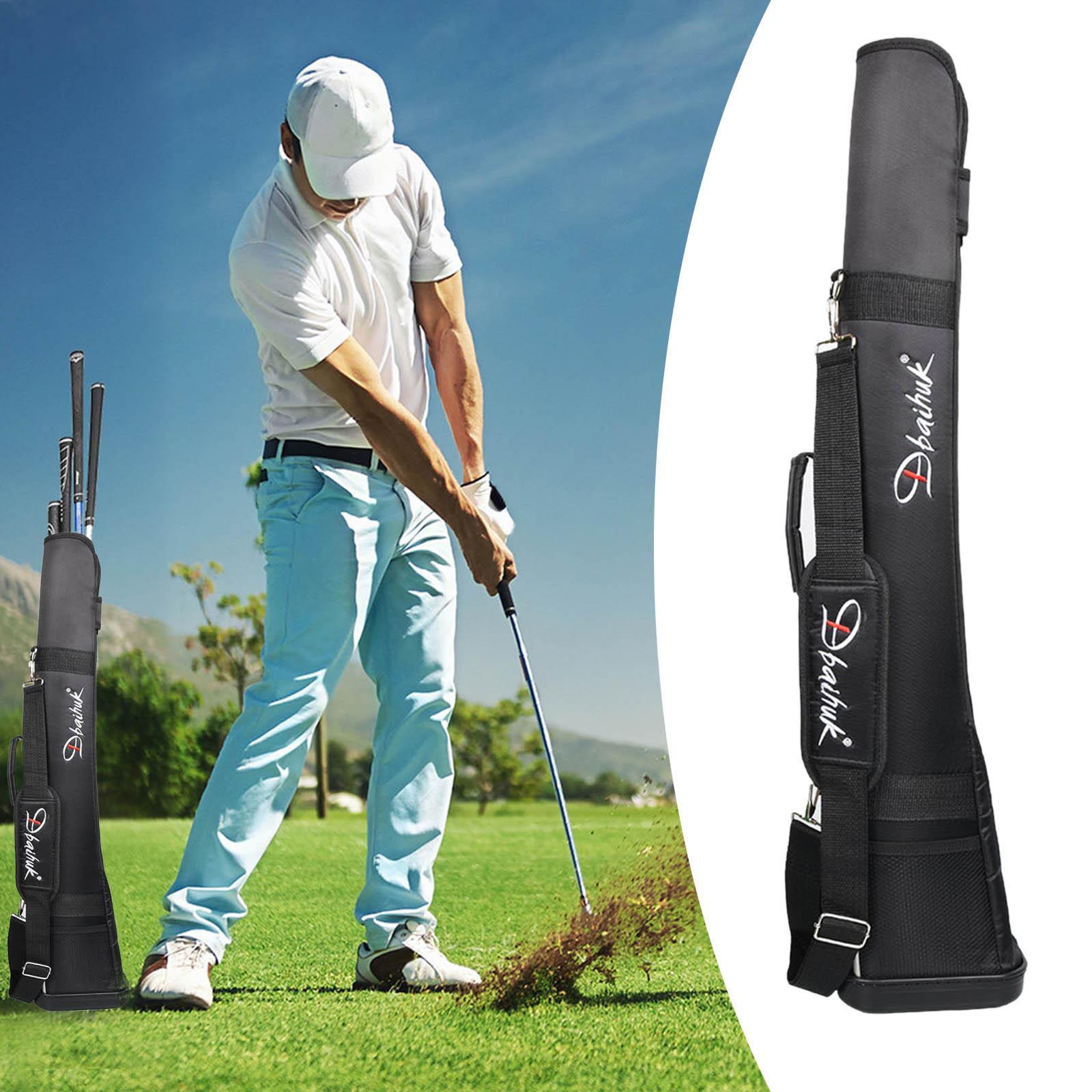 Sunday Bag Beginners Adjustable Strap Pouch Golf Club Travel Bag