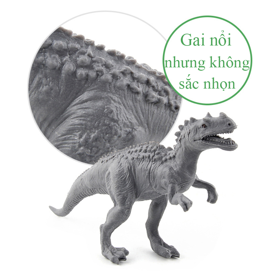 Bộ sưu tập 20 mô hình khủng long Dinosaur World Jurassic Park tiền sử (6-17 cm) gồm 8 đồ chơi khủng long to + 12 mô hình khủng long nhỏ cho trẻ - New4all 617