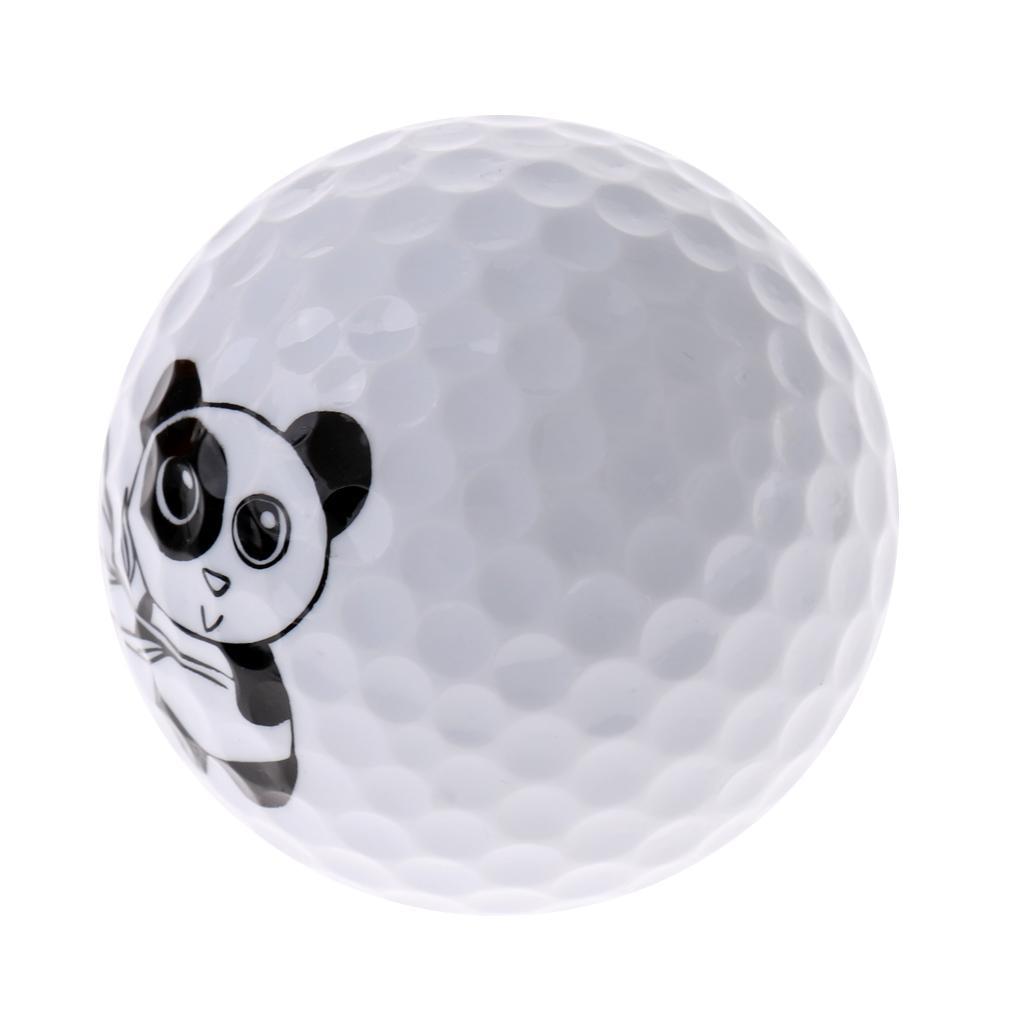 Golf Driving Range Practice Ball Cute Panda Printed Golf Ball