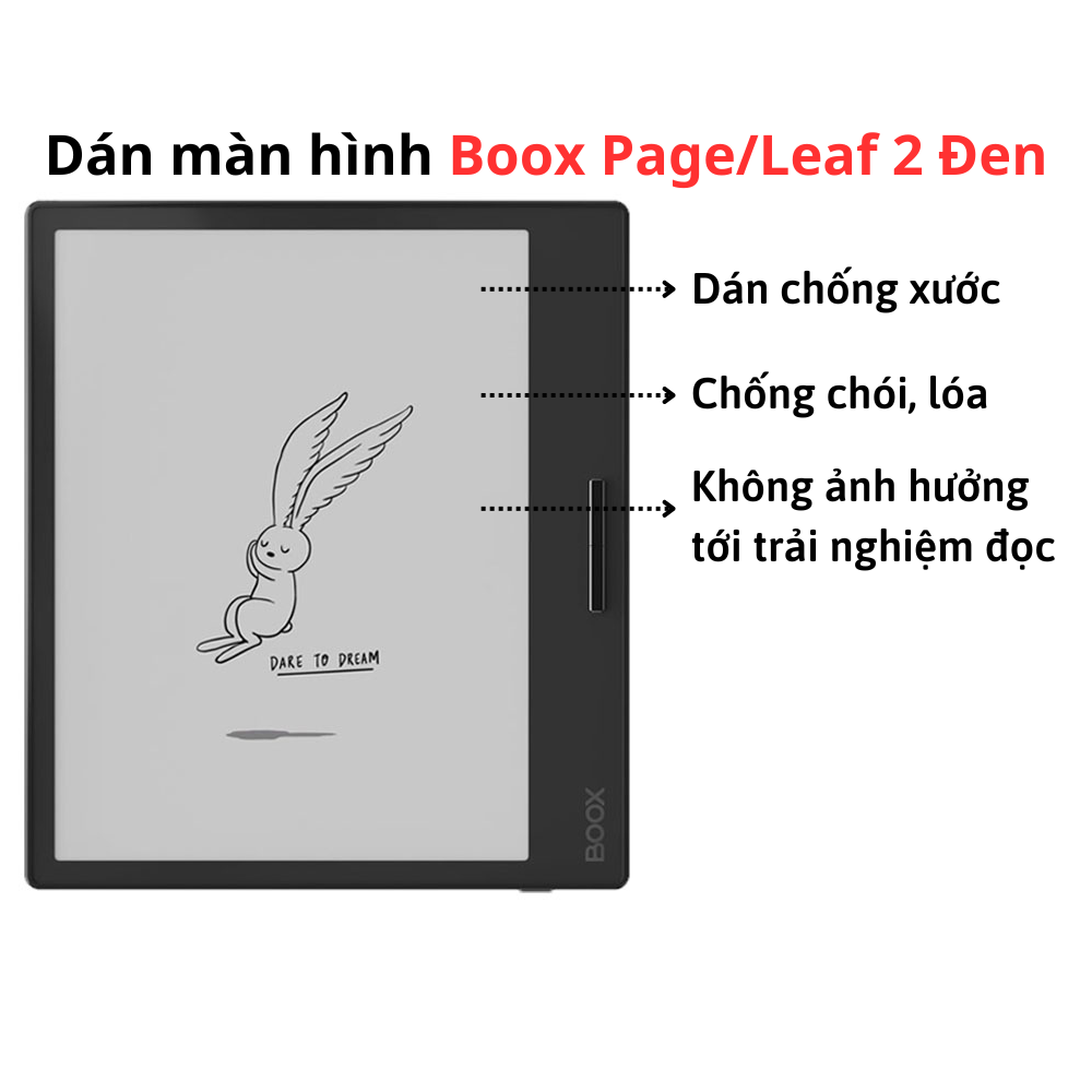 Dán Màn Hình Boox Page/Leaf 2 Đen