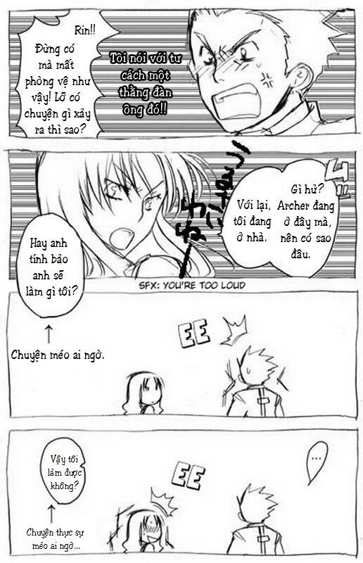 chén thánh: đêm định mệnh - doujinshi archer x rin chapter 6 3