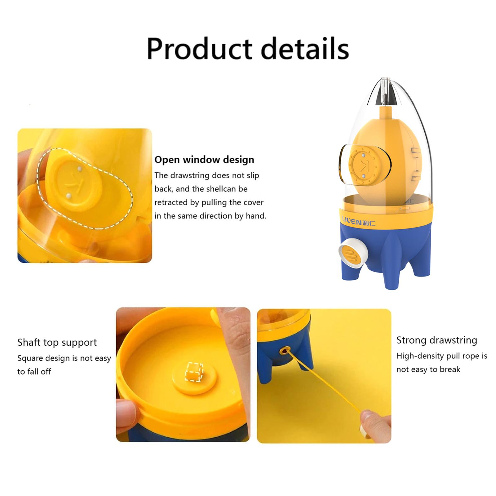 Manual Household Egg Yolk Albumen Blender Shaker Egg White Yolk Mixer