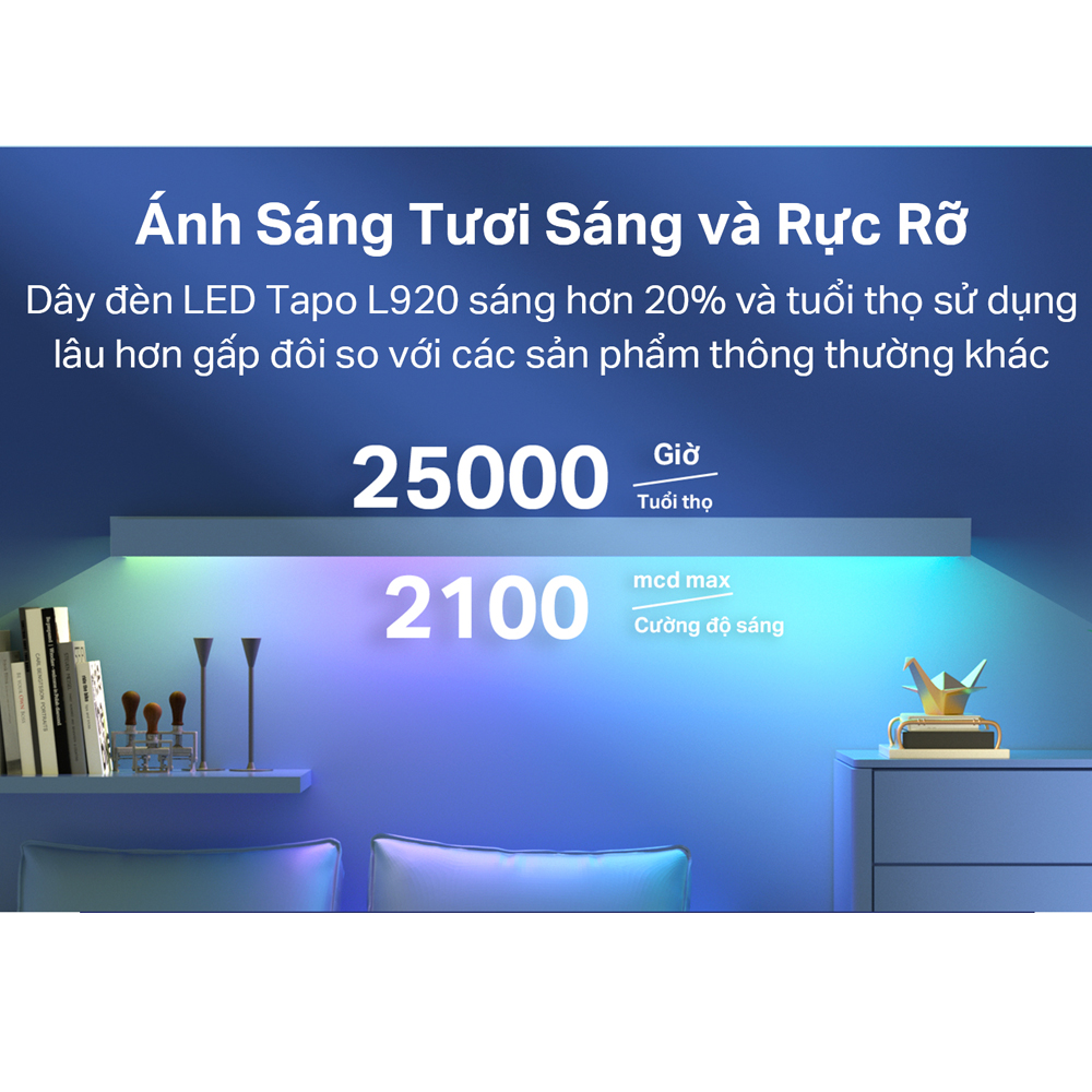 Bộ Led Dây TP-Link Tapo L920-5 WiFi Thông Minh Nhiều Màu Sắc - Hàng Chính Hãng