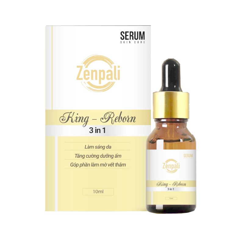 Combo Serum Làm Giảm Và Ngăn Ngừa mụn, thâm Zenpali 10ml giúp ngừa mụn thâm dưỡng ẩm trắng da