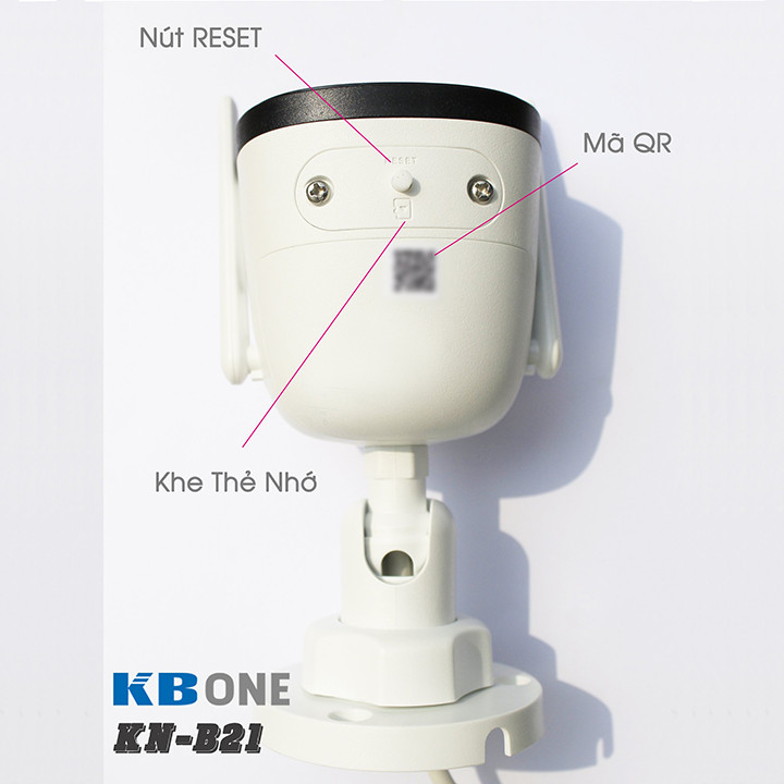 Camera IP Wifi KBONE KN-B21 2.0MP Full HD 1080P - Hàng Chính Hãng