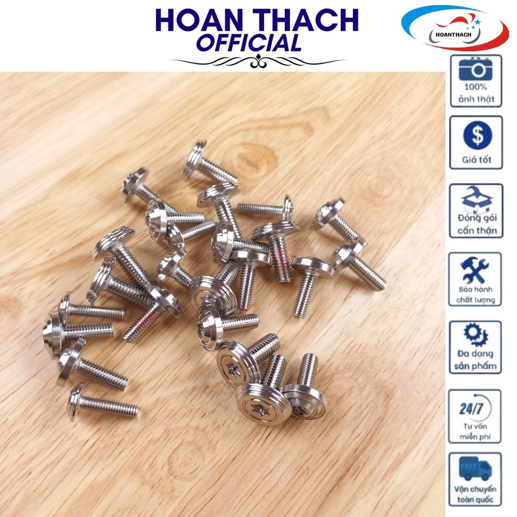 Bộ Ốc Áo Mẫu Thái Inox 304 cho xe máy Winner ( 25 con ), HOANTHACH SP017378