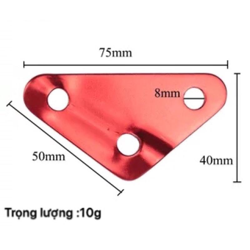 Khóa Móc Căng Dây Lều Cắm Trại Hình Tam Giác Bằng Bằng Hợp Kim Nhôm Chống Gió Giật