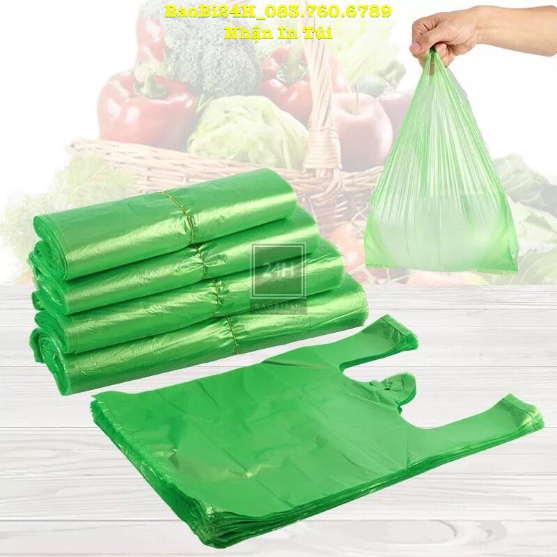 1KG TÚI XỐP MẦU 2 QUAI Hàng loại đẹp, hàng bóng, không mùi, dẻo dai