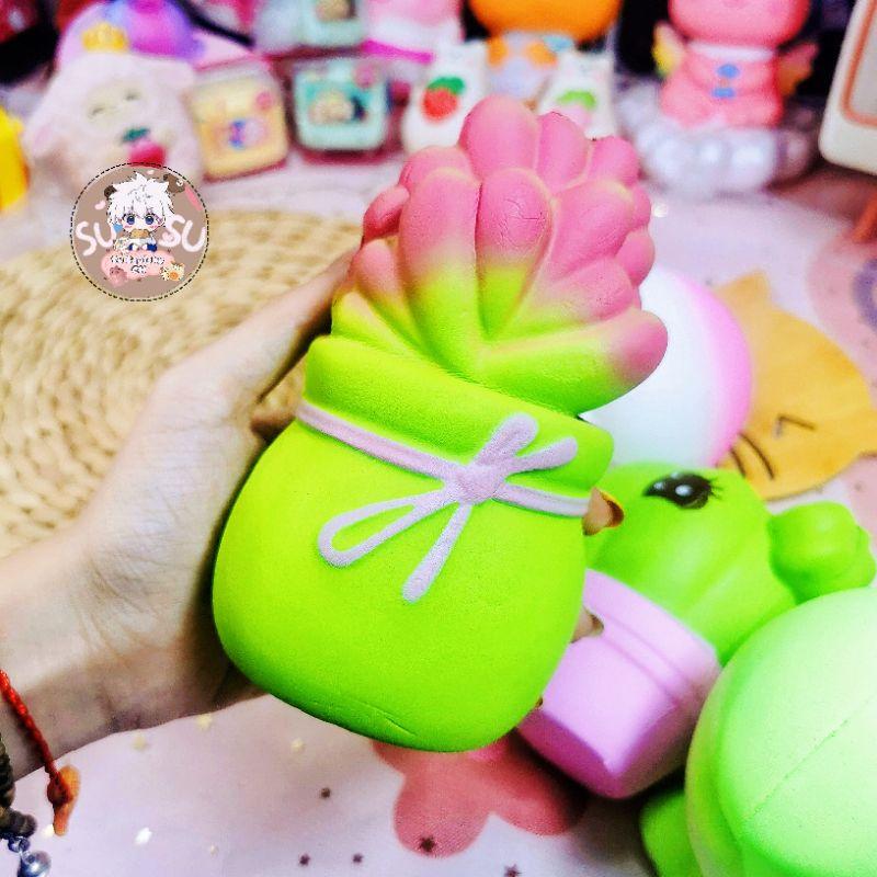 Squishy xương rồng, bình cây, bạch tuộc Chất Siêu Mềm Và Chậm Tăng