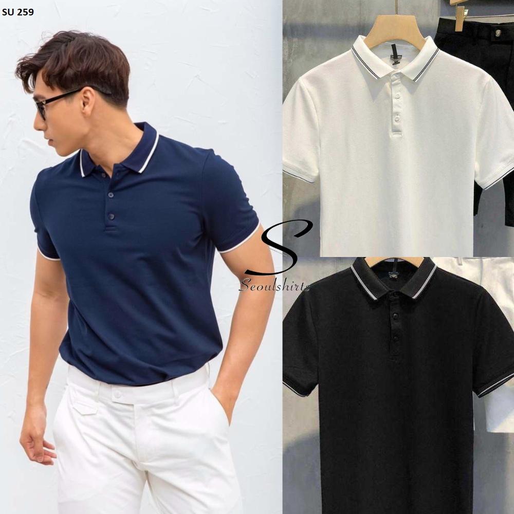 Áo Polo Nam Viền Cổ thanh lịch vải POLY CÁ SẤU cao cấp thoáng mát chuẩn form - SU 259
