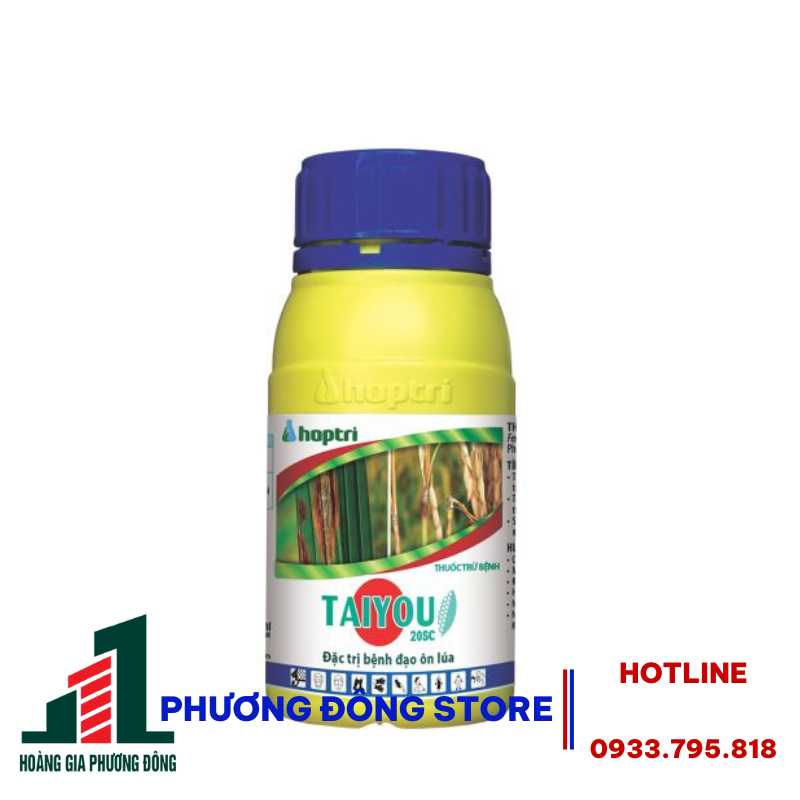 Thuốc trừ bệnh đạo ôn lúa TAIYOU 20SC - gói 25ml, chai 250ml, chai 500ml