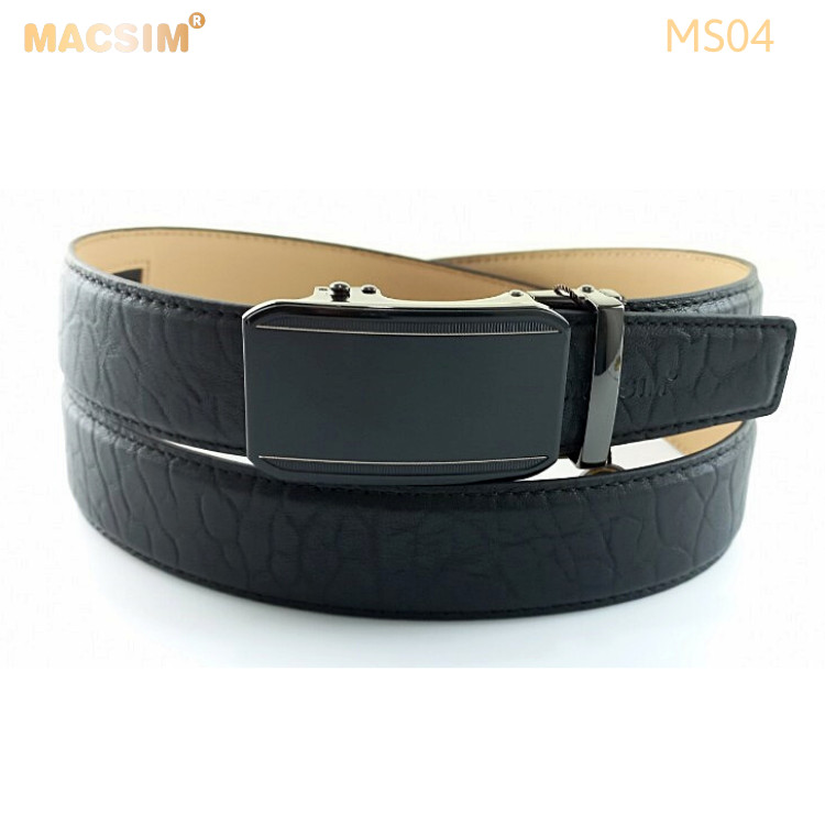 Thắt lưng nam da thật cao cấp nhãn hiệu Macsim MS04