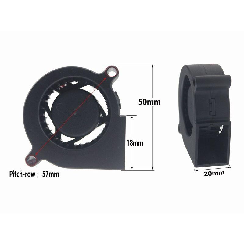 1 Pcs Gdstime DC Fan 14V Blower Fan 1mm 11 Ventilation Exhaust Cooler 1x1x1mm 1cm DC Brushless Blower Fan 14Volt