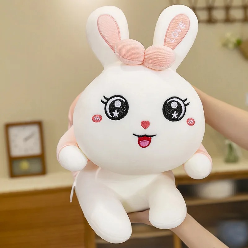 Thú nhồi bông thỏ mặc váy nằm dễ thương - Size từ 60cm đến1m - Quà tặng gấu bông thỏ mặc váy đáng yêu