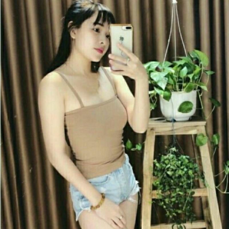 Áo 2 dây thun gân loại 1