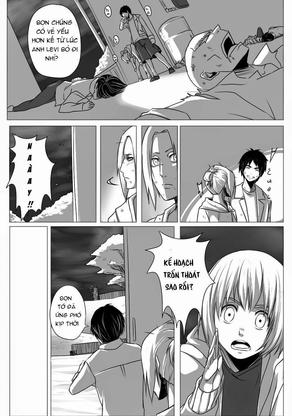 đại chiến titan - doujinshi về cuộc tình tay 4 chapter 3 7