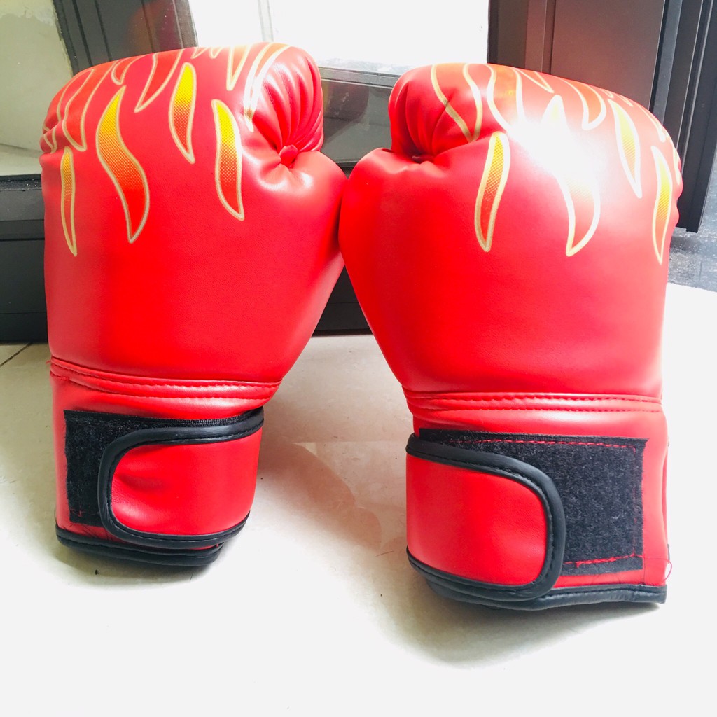 Găng tay boxing đấm bốc rồng lửa thế hệ 5.0 phiên bản găng tay đấm bốc cải tiến êm hơn, ưu việt hơn, bền bỉ hơn, dành cho boxing mma võ cổ truyền