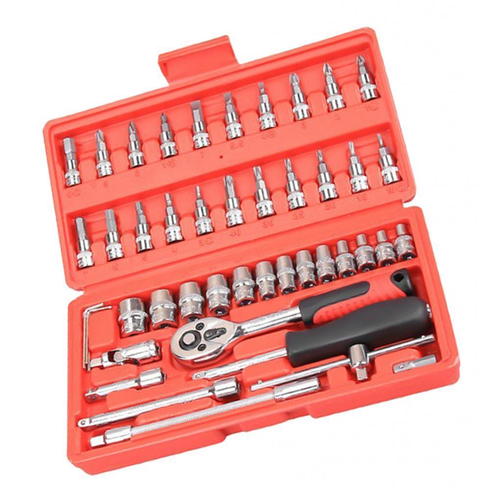 46Pcs Hand Tools Kit In Box