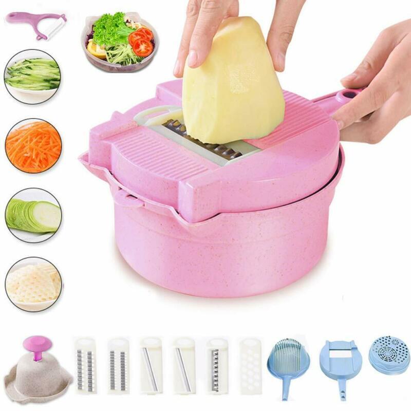 1pc 15 IN 1 Multi-function EASY FOOD CHOPPER Food Vegetable Blender Chopper Slicer