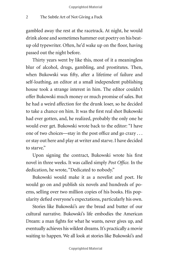 Sách Ngoại Văn - The Subtle Art of Not Giving a F*ck: A Counterintuitive Approach to Living a Good Life