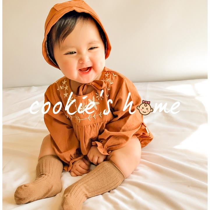 Set kèm nón bộ áo liền quần cotton cho bé gái mạc đầy tháng thôi nôi quà tặng kiểu công chúa cho bé gái