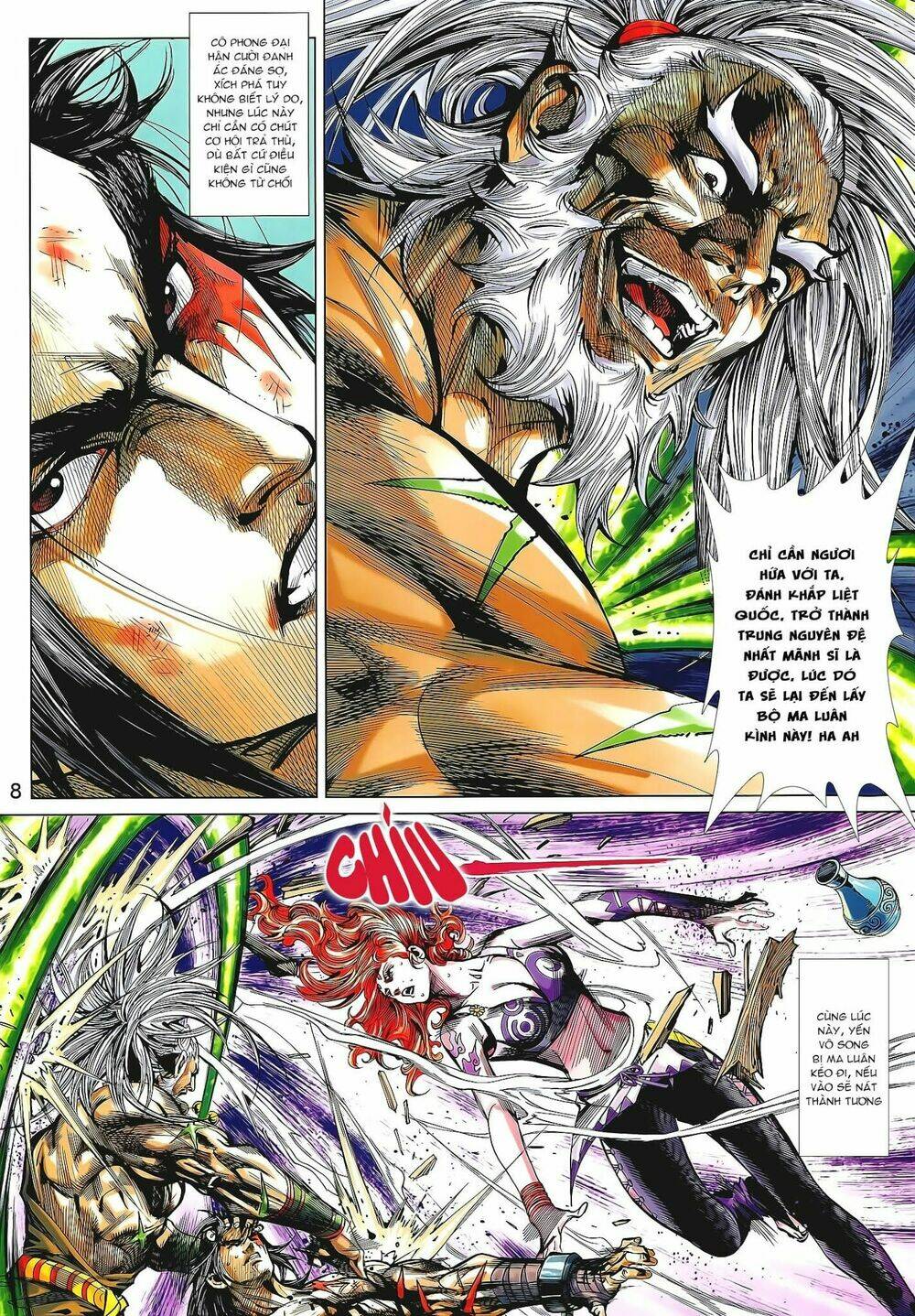 xuân thu mãnh sĩ chapter 10.1 8