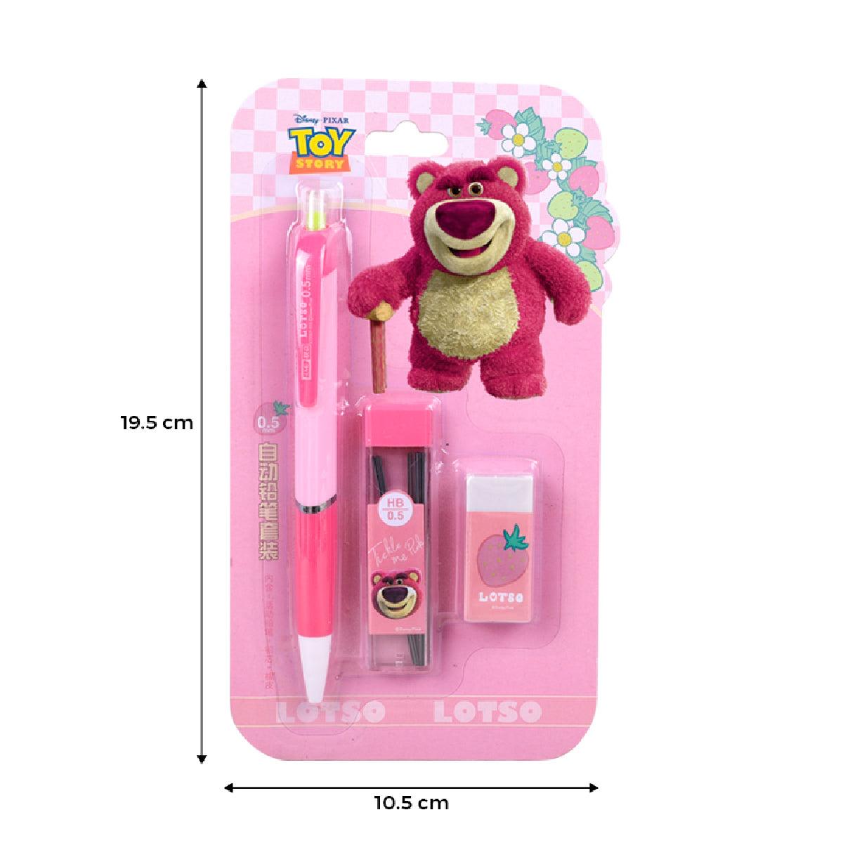 Combo Bút Chì Bấm Lotso Bear UNIMASS A73067-T1S