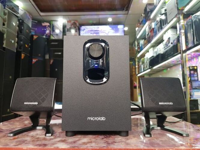 Loa vi tính Microlab M-108BT: Có kết nối bluetooth, tiếng hay, sáng tiếng