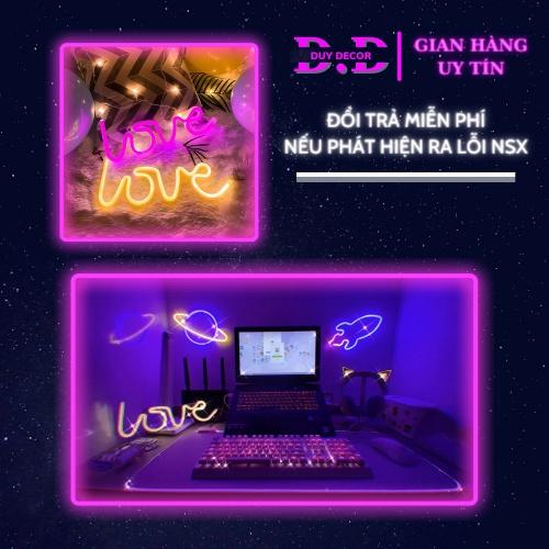 Đèn led neon trang trí decor phòng ngủ, trang trí quán Bar, party, tiệc sinh nhật, đèn led trang trí neon light