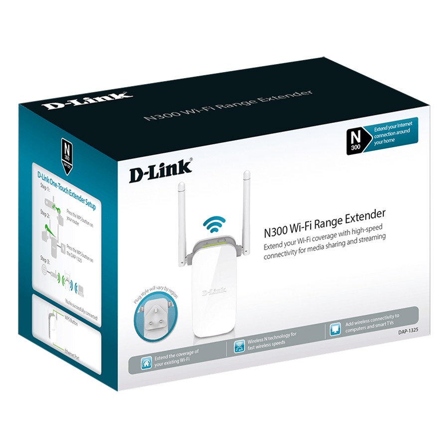 Bộ Kích Sóng Wifi Repeater 300Mbps D-Link DAP-1325 - Hàng Chính Hãng