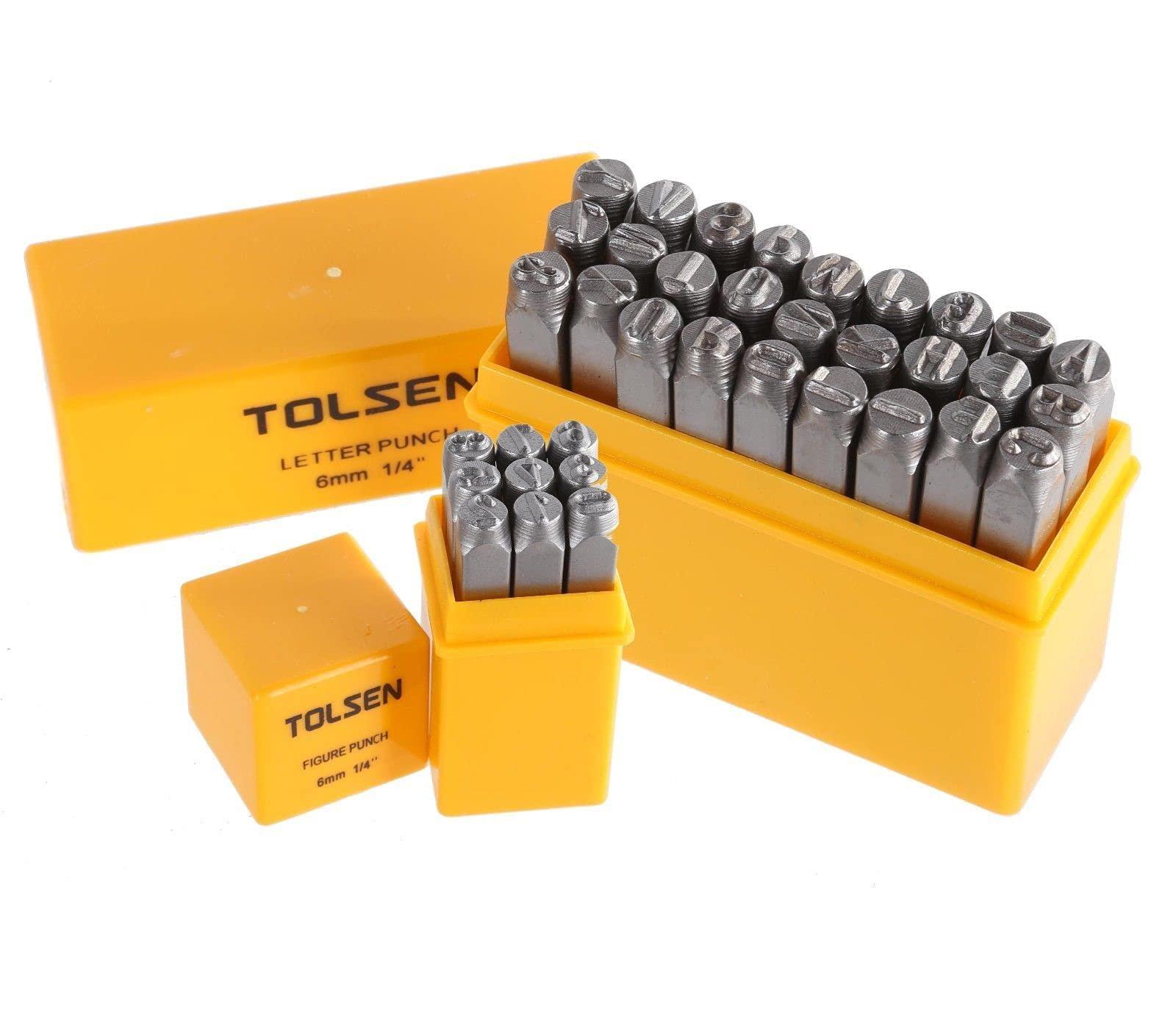 BỘ ĐÓNG 27 CHỮ LỚN 6mm TOLSEN 25104 - HÀNG CHÍNH HÃNG
