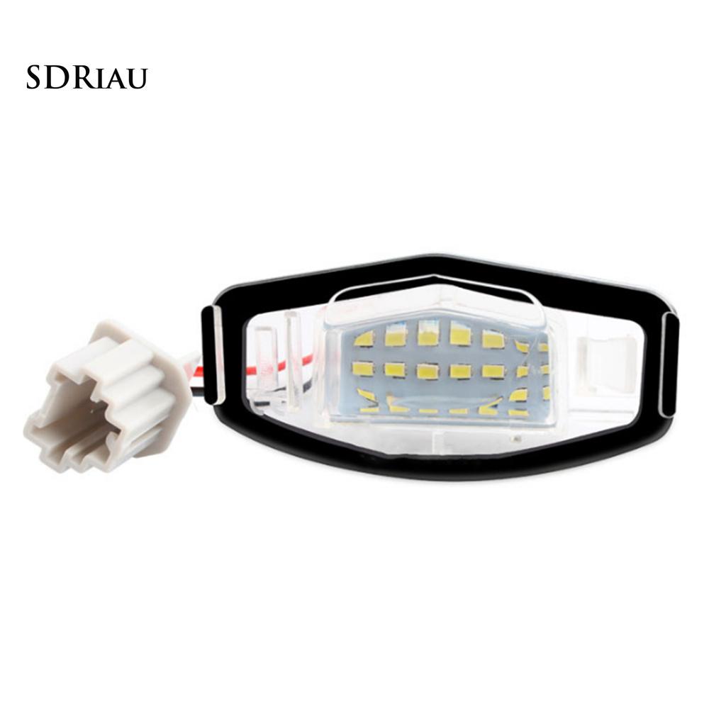 Set 2 Đèn Led 9 Smd 12v-30v Gắn Biển Số Xe Ô Tô Honda Civic