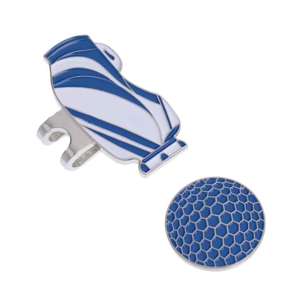 High Quality Alloy Golf Magnetic Ball Marker with Hat Clip Golf Accessories