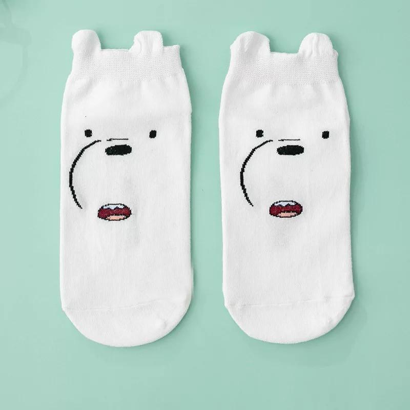 Vớ Tất Ngắn Cổ Hình Gấu We’re Bare Bear Tất Hoạt Hình Phong Cách Nhật Hàn Ulzzang Dễ Thương Trendy Hottrend Cute