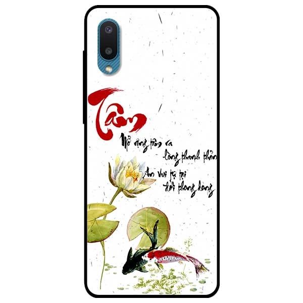 Ốp lưng dành cho Samsung Galaxy A02 - A02s - mẫu Thư Pháp Tâm