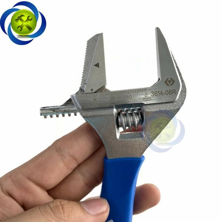 Mỏ lết Kingtony 3614-08R cán bọc nhựa