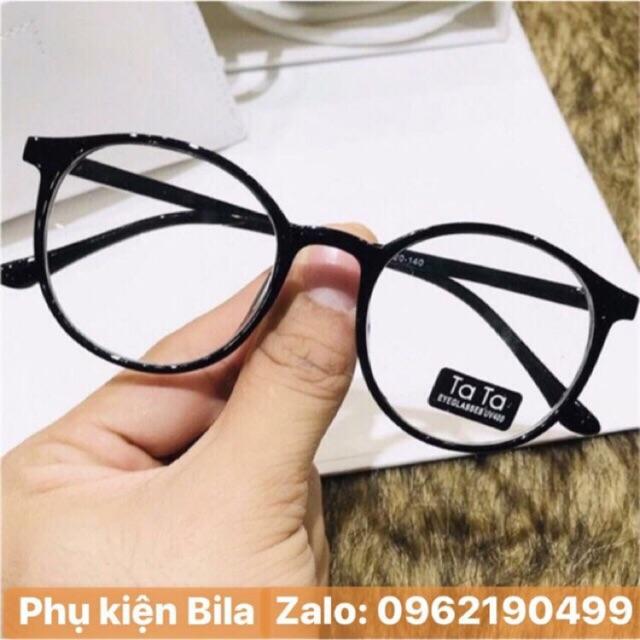 MẮT KÍNH NGỐ TATA TRÒN DỄ THƯƠNG KÍNH TATA MẪU MỚI KÈM HÌNH THẬT