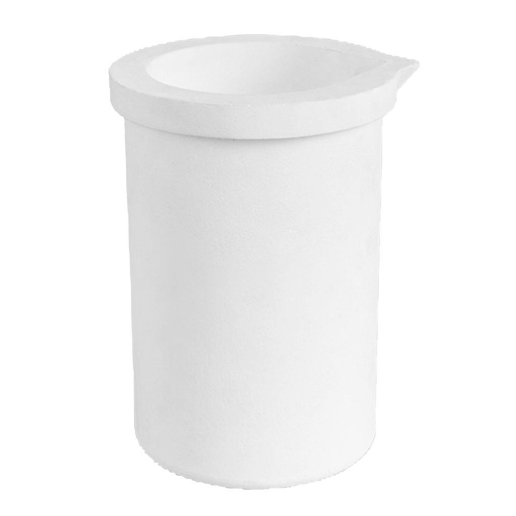 3pcs 2kg Quartz Silica Melting Crucible Pot Cup Metal Gold Silver Casting