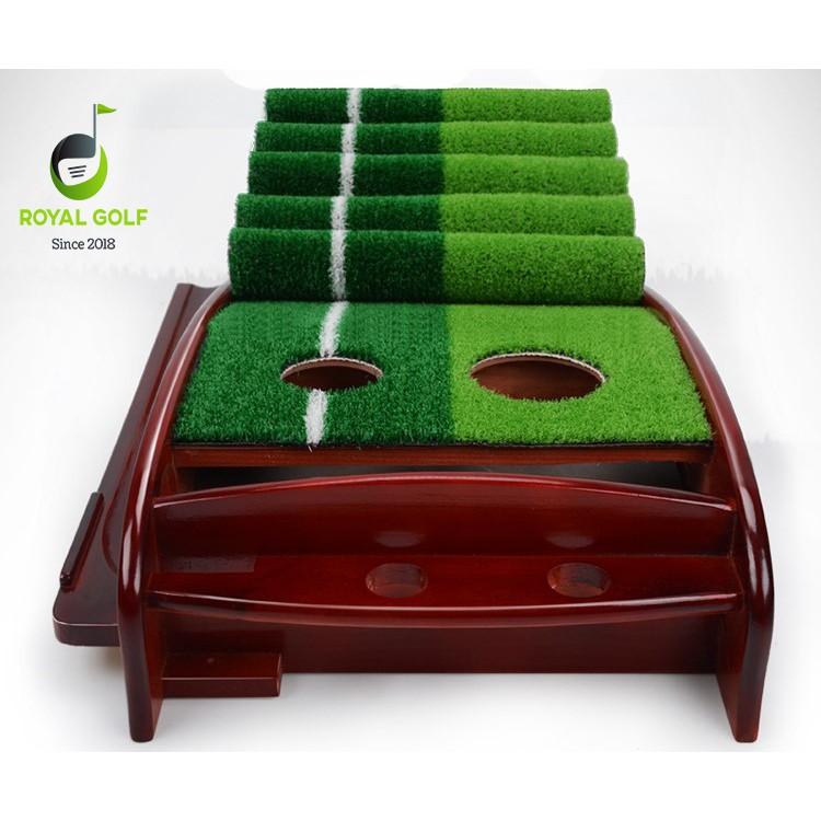 Thảm Putting Gỗ Tập Golf