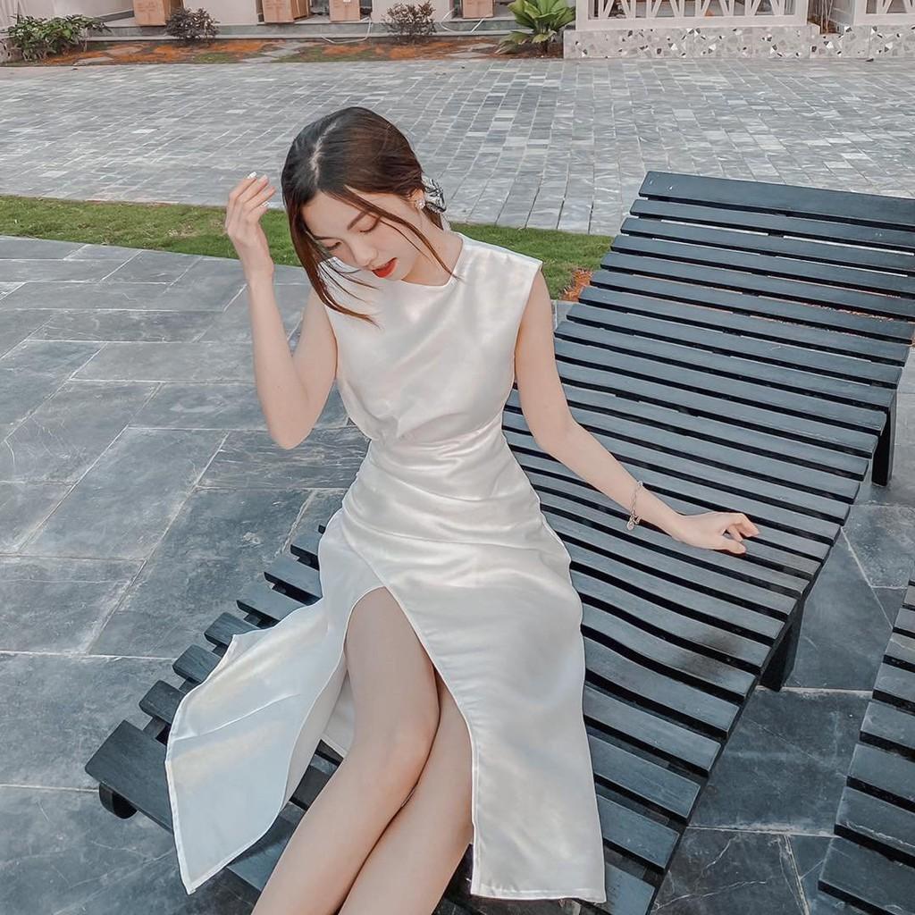 Đầm dự tiệc xẻ tà sang trọng