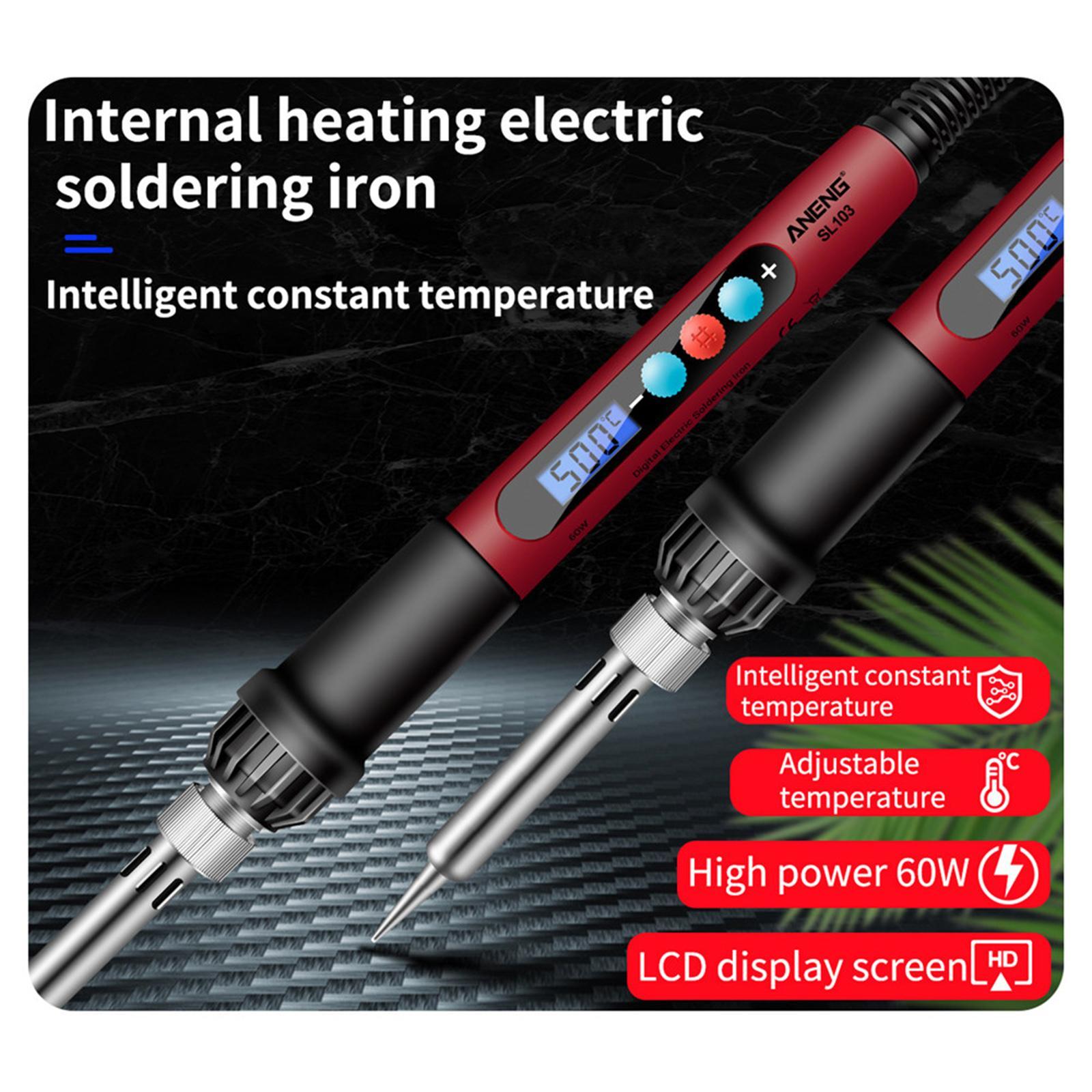 60W Temperature Adjustable Electric Soldering Iron Weld Tin Welding Pen